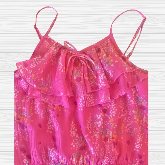 NWT Pink Blousy Tank - Picture 3 of 6